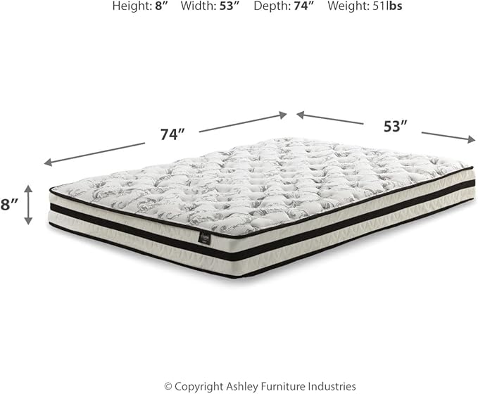 Signature Design by Ashley Full Size Chime 8 Inch Medium Firm Innerspring - Image 3