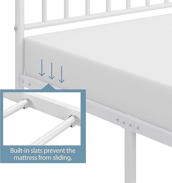 Yaheetech 14 Inch Full Size Bed Frame Metal Platform Bed - Image 7