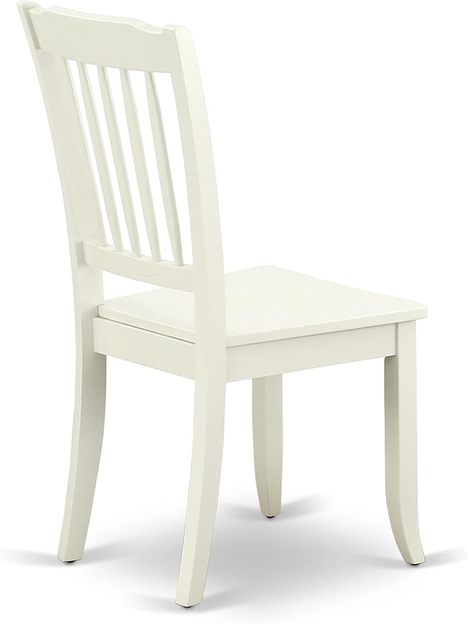 East West Furniture AMDA3-LWH-W 3 Piece Dinette Set - Image 9