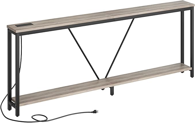 HOOBRO 78.7" Extra Long Sofa Console Table by HOOBRO