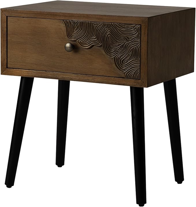 COSIEST Nightstand with Storage Drawer, Mid Century Modern Nightstand, Accent by COSIEST