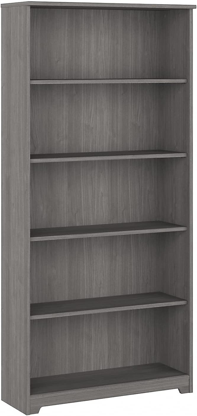 Bush Furniture Cabot Tall 5 Shelf Bookcase | Large Open Bookshelf in Modern by BushHome
