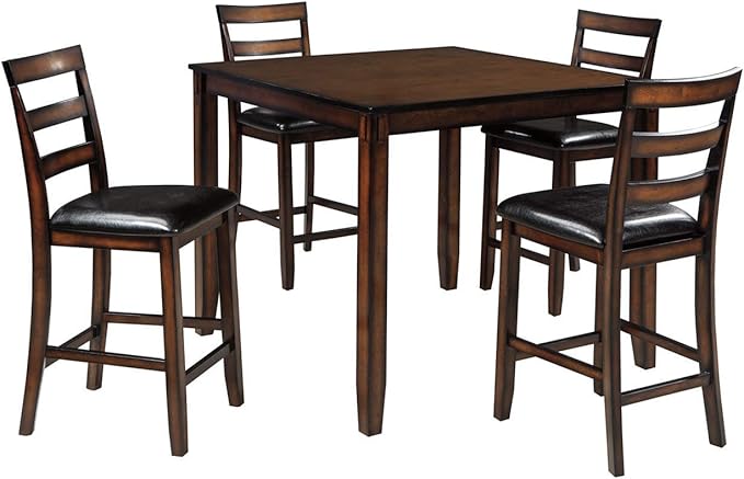 Signature Design by Ashley Coviar 5 Piece Counter Height Dining Set, Includes by SignatureDesignbyAshley