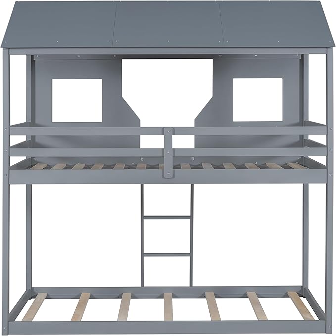 Ball & Cast Twin Over Twin Size Playhouse Bunk Bed - Image 5