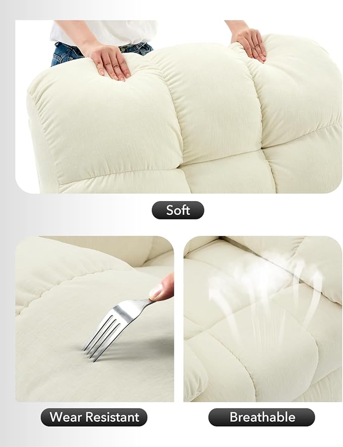 Rocking Recliner Chair, 360° Swivel Rocker Chair - Image 7