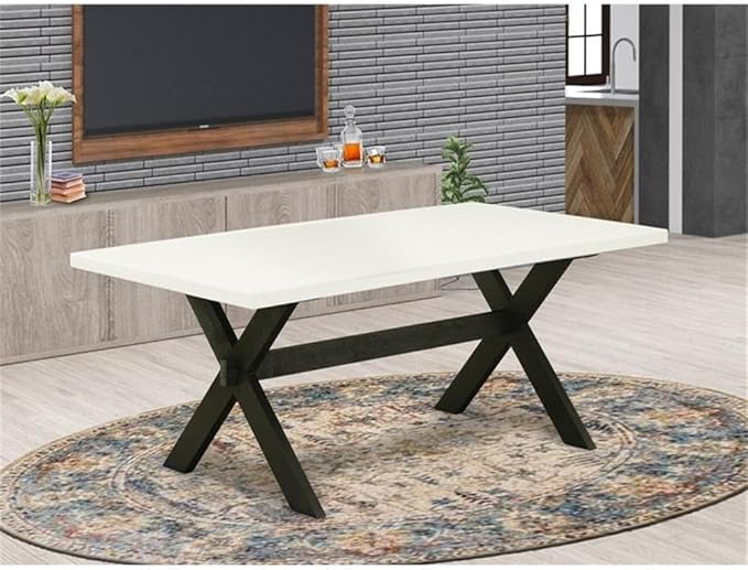 East West Furniture XT627 X-Style Kitchen Dining Table - Image 2