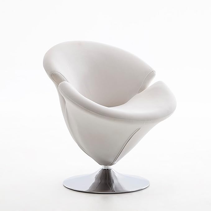 Manhattan Comfort Tulip Swivel Accent Chair Set of 2 - Image 3