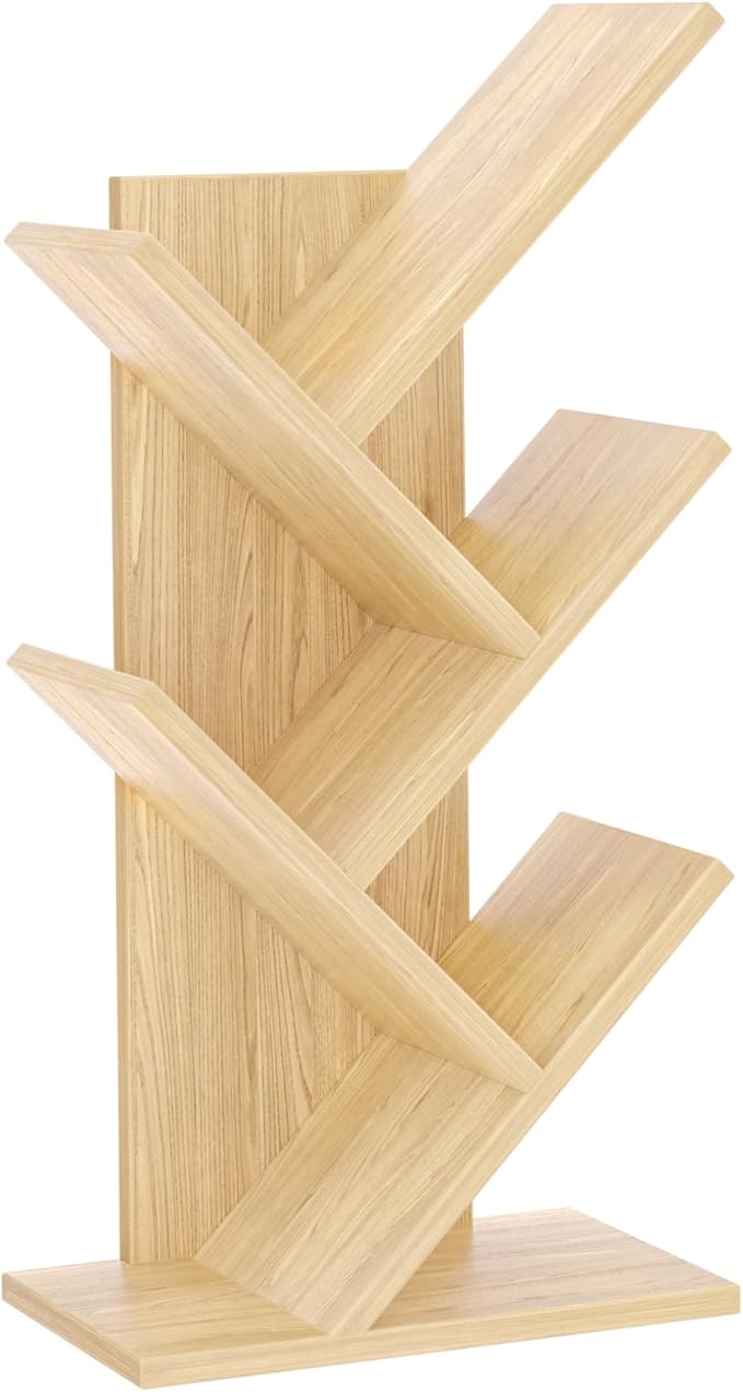 5 Tier Tree Book Shelf, Small Desktop Bookshelf - Image 7