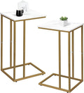 C Shaped End Table Set of 2, Small Side Table by Possile