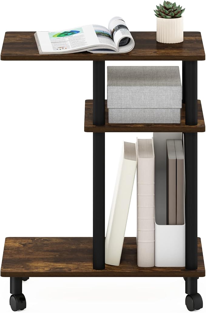 Furinno Turn-N-Tube C Shaped Side Table - Image 5