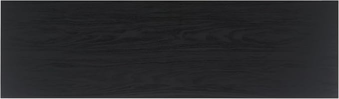 SAFAVIEH Aino TV Stand for up to 60" Flatscreen – Black, 2 Sliding Doors - Image 3