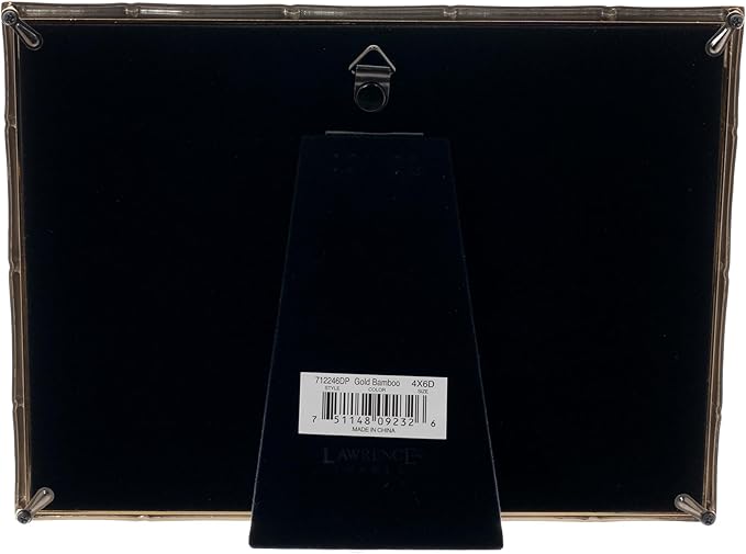 Lawrence Frames 4x6 Double Gold Metal Picture Frame - Image 4