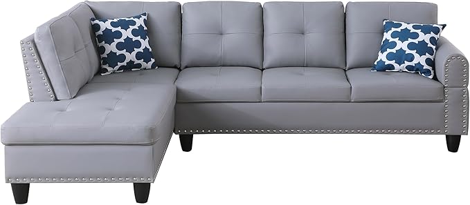 Ball & Cast 98" L Shaped Sectional Couch - Image 11