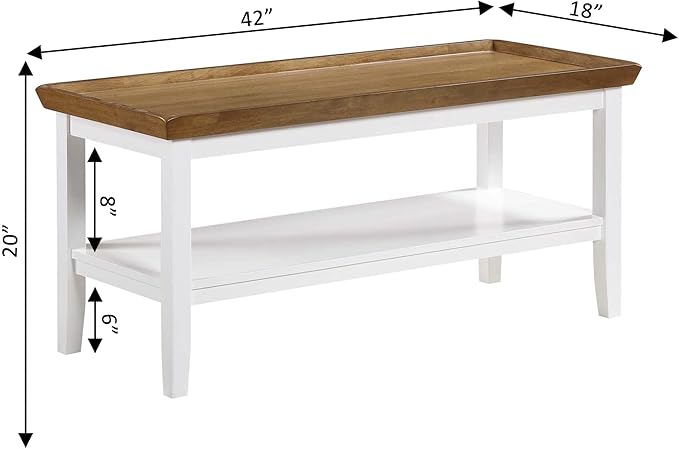 Convenience Concepts Ledgewood Coffee Table 42" - Image 3