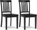 COLAMY Wooden Dining Chairs Set of 2, Solid Rubberwood Kitchen & Dining Room by COLAMYINC