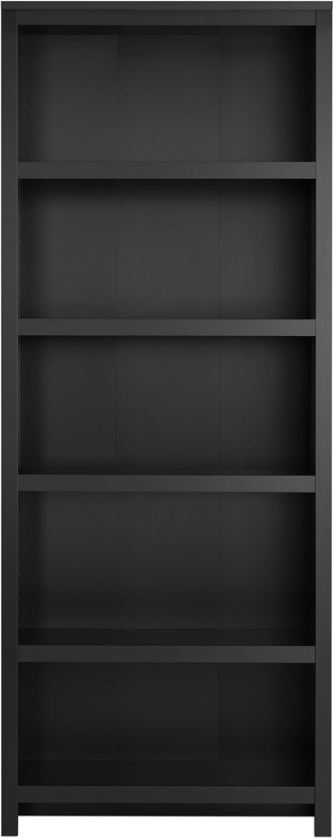 Prepac Moda 5-Tier Tall Wooden Bookcase, Display Cabinet, Bookshelf - Image 7