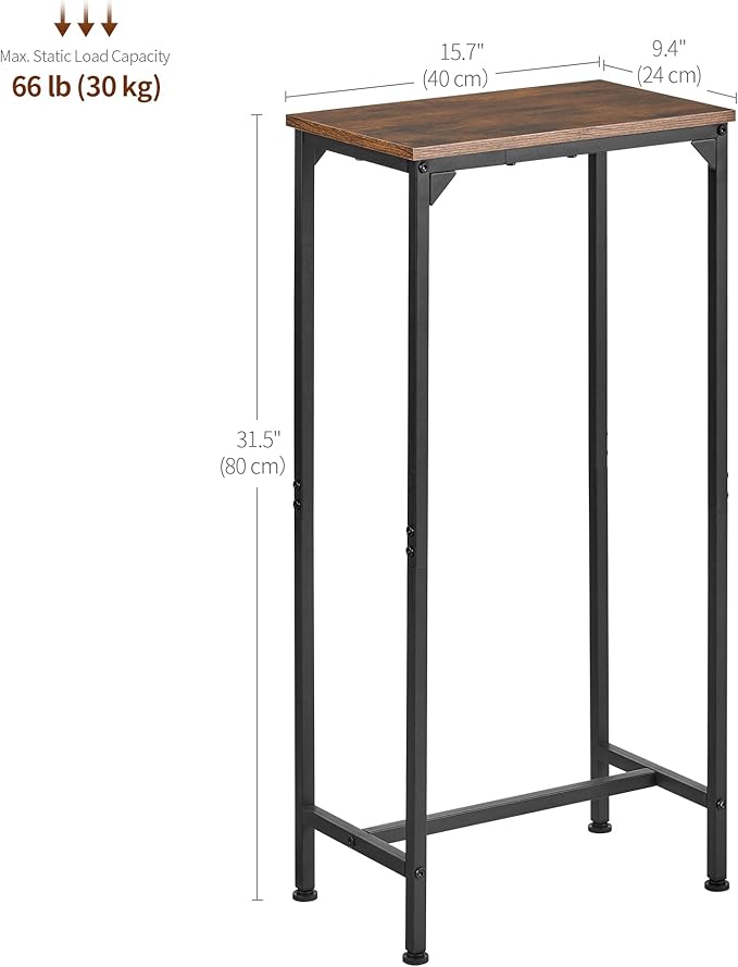 Console Table, Narrow Entryway Table, Thin Sofa Table, Behind Couch Table - Image 3