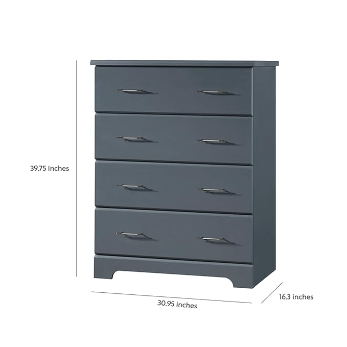 Storkcraft Brookside 4 Drawer Dresser – GREENGUARD Gold Certified, Dresser - Image 3