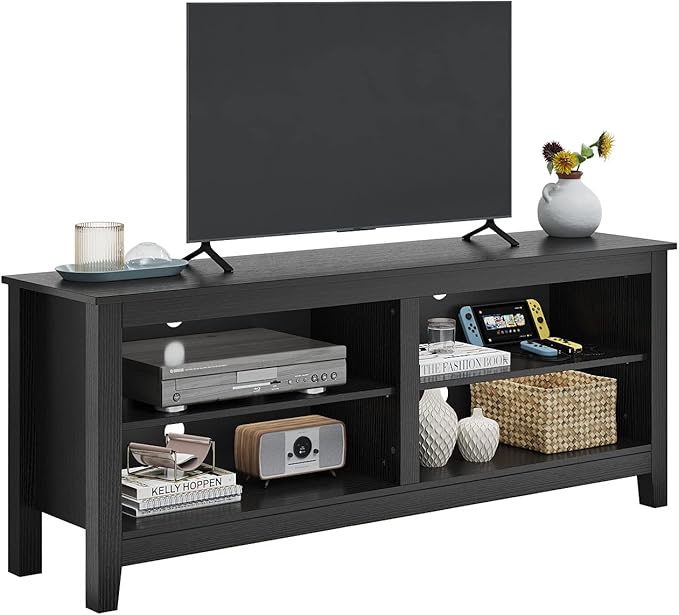 Panana TV Stand, Classic 4 Cubby TV Stand - Image 5