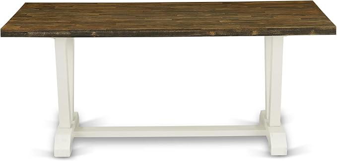 East West Furniture V077AB264-7 7 Piece Kitchen Table Set Consist of a - Image 5