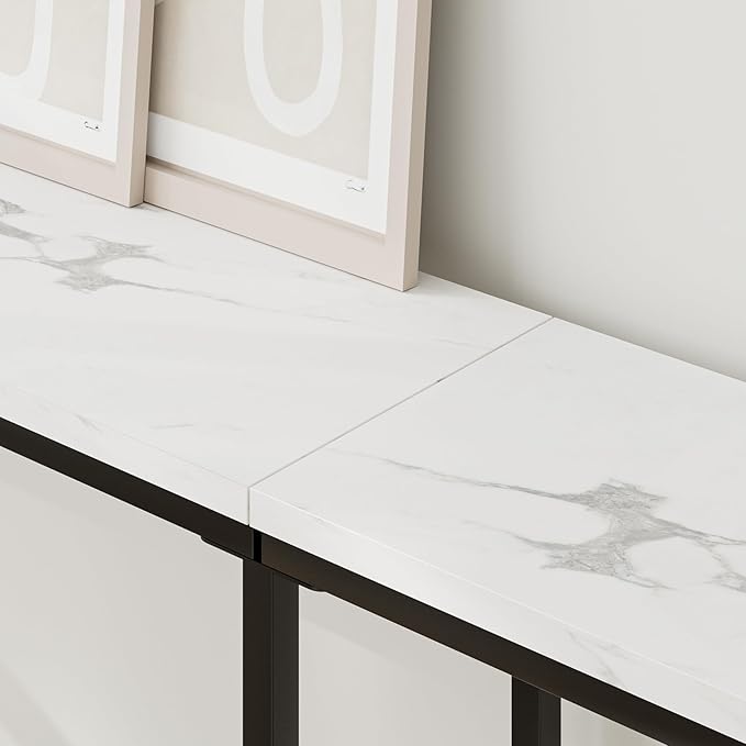 Masupu 70.9" Console Table, Modern Narrow Long Sofa Table Behind Couch - Image 3