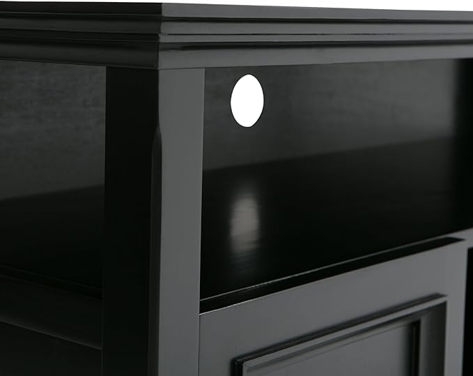 SIMPLIHOME Amherst Solid Wood Universal TV Media Stand, 54 Inch Wide, - Image 7