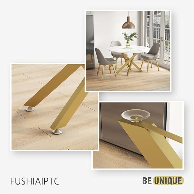 30 Inch Modern Gold Metal X Shape Table Legs, 4 Pieces, 28 Inch Height - Image 3