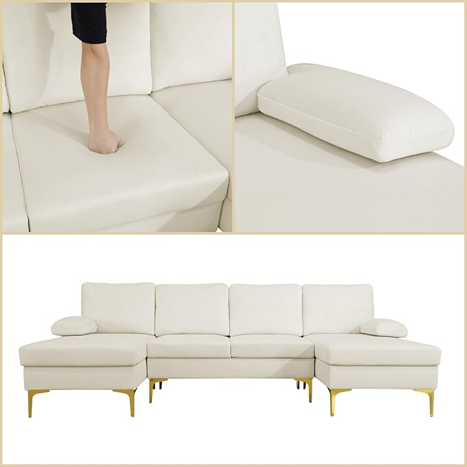 Modular Sectional Sofa, U Shaped Couch - Image 5