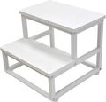 Nursery Step Stool, Wooden and Metal Foot Stool by SZLHANJZ