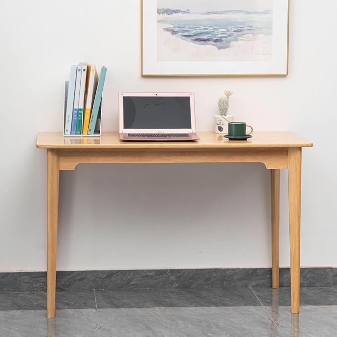Maydear 47" Bamboo Writing Desk Multipurpose Table, Modern Simple Computer Desk - Image 6