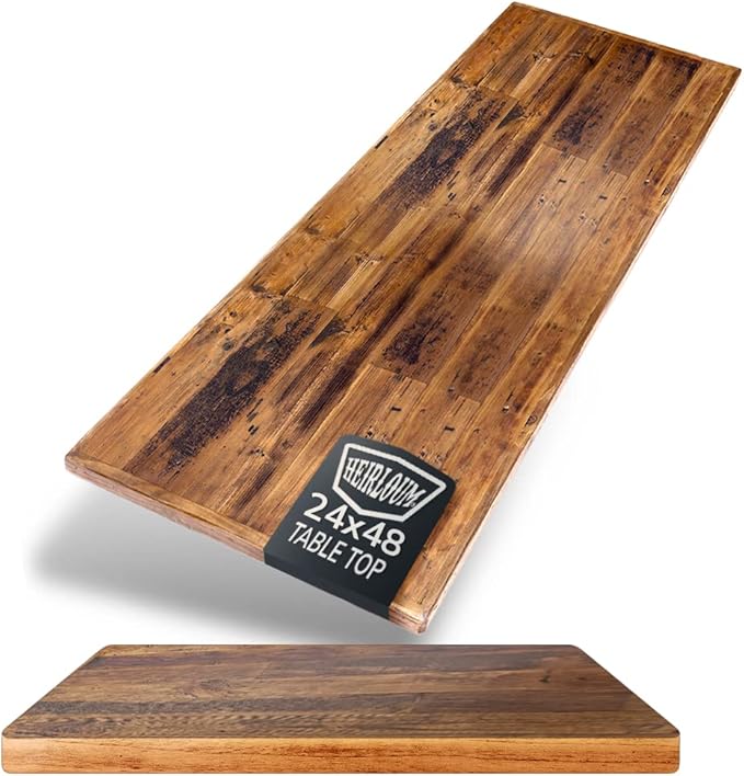 Reclaimed Wood Table Top by Heirloum