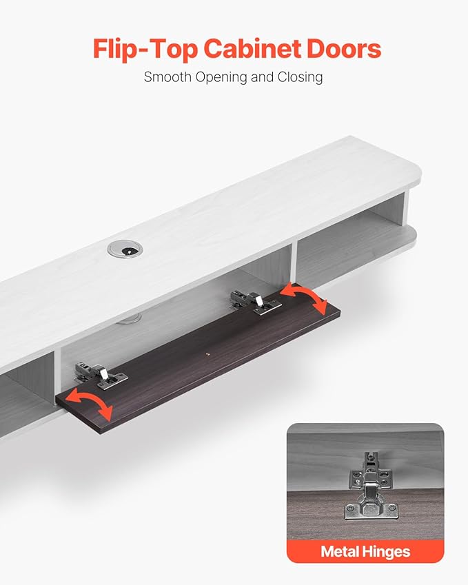 VEVOR Floating TV Stand, for Bedroom & Living Room - Image 6