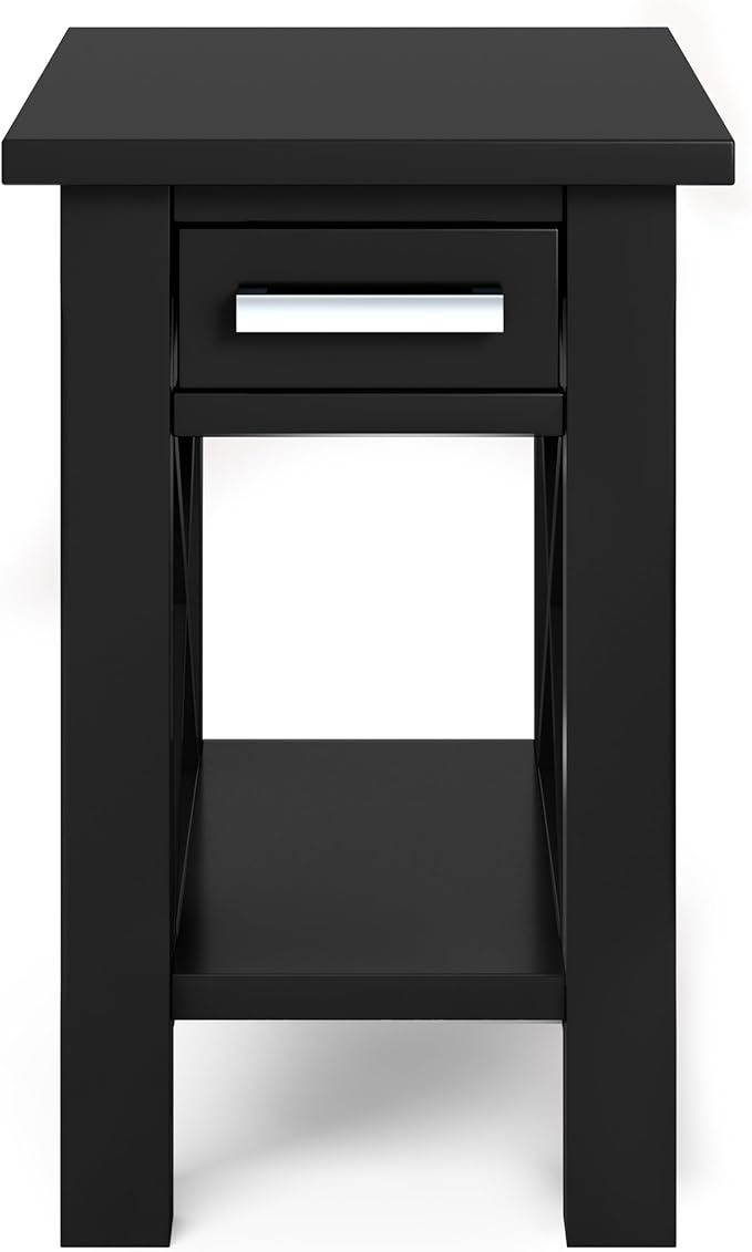 SIMPLIHOME Kitchener SOLID WOOD 14 inch Wide Rectangle Contemporary Narrow Side - Image 5
