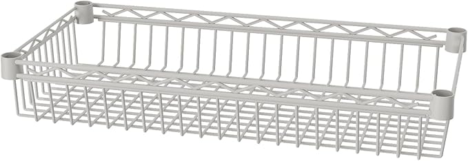 SINGAYE 6 Tier Big Basket Shelf Wire Shelving Unit Adjustable Storage Shelves - Image 4