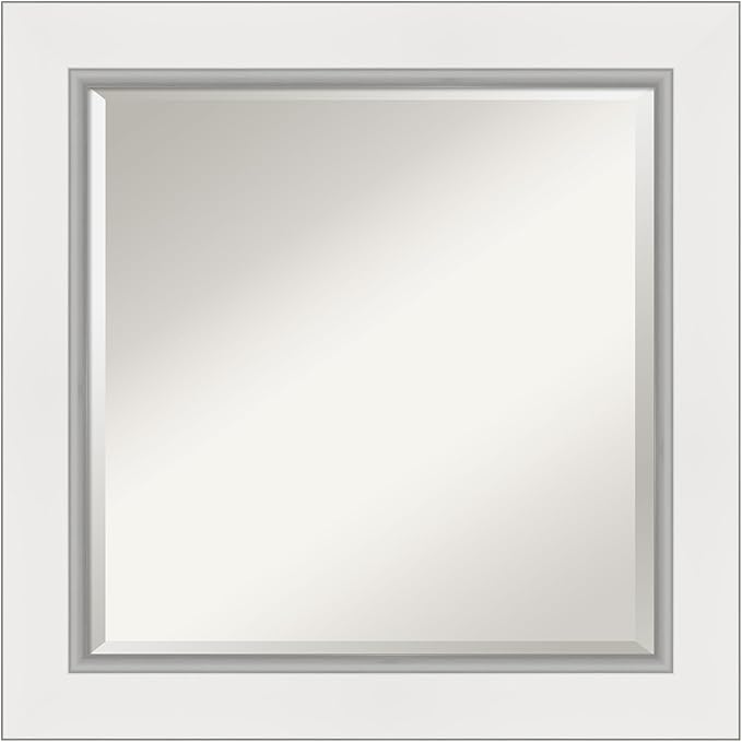 Amanti Art White Bathroom Mirror by AmantiArt