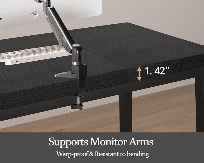 55.1 Inch Small Computer Desk, Home Office Desk, Modern Table - Image 4