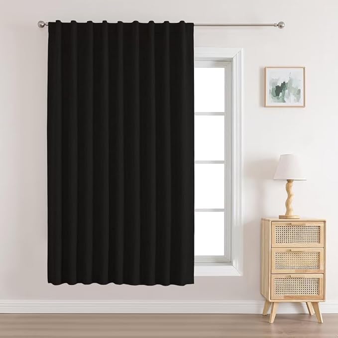 Joydeco Custom 100% Blackout Long Drapes by JOYDECO