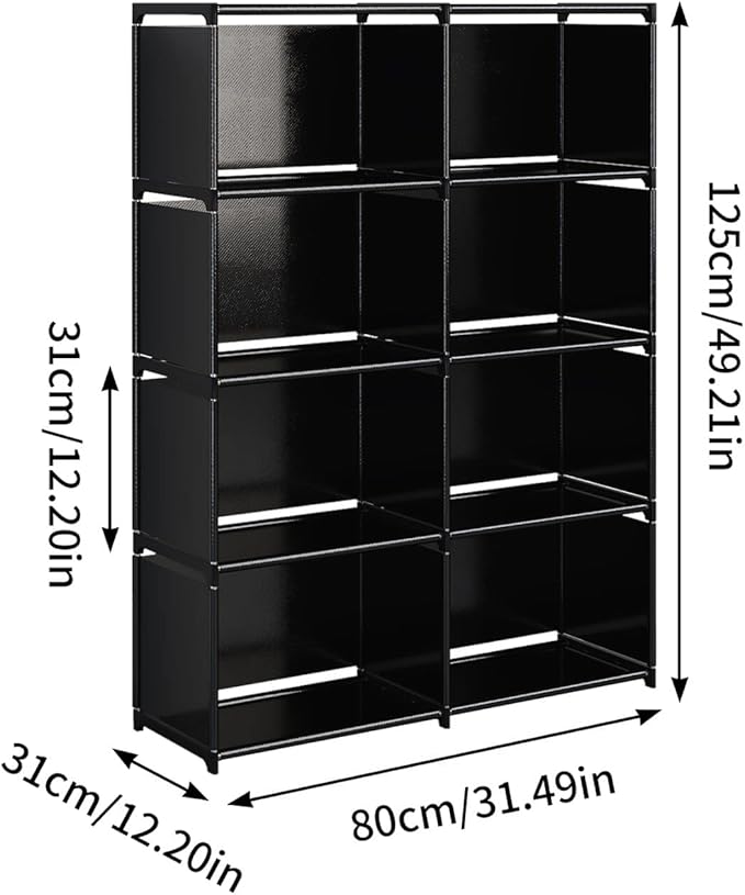JIUYOTREE 5-Tiers Portable Bookshelf - Image 3