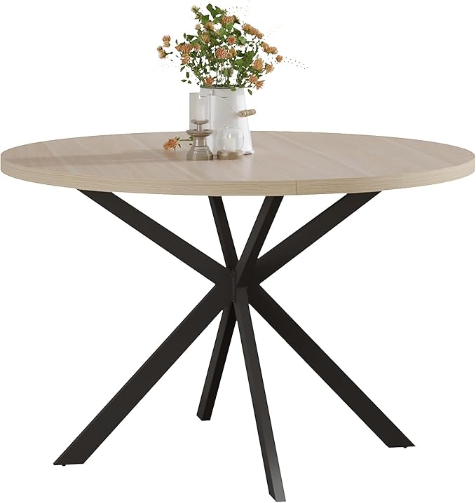 ChooChoo 47.2 Inch Round Dining Table - Image 7