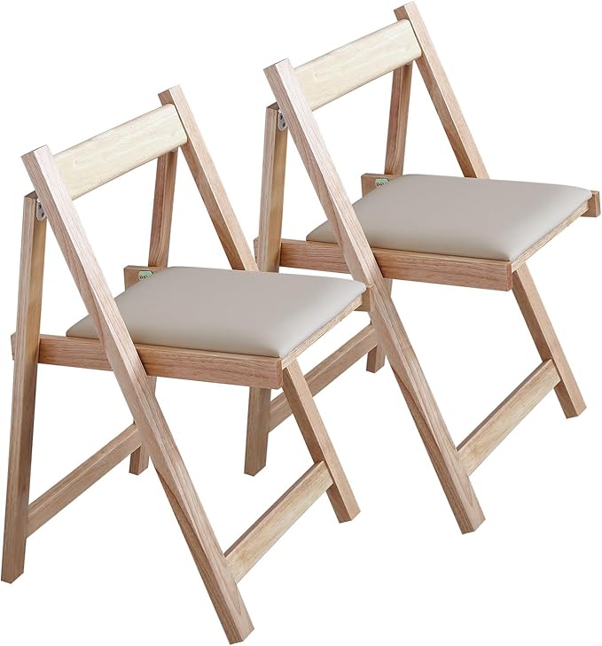 Folding Dining Chairs with Padded Seat Lightweight sillas para Fiestas by HOME