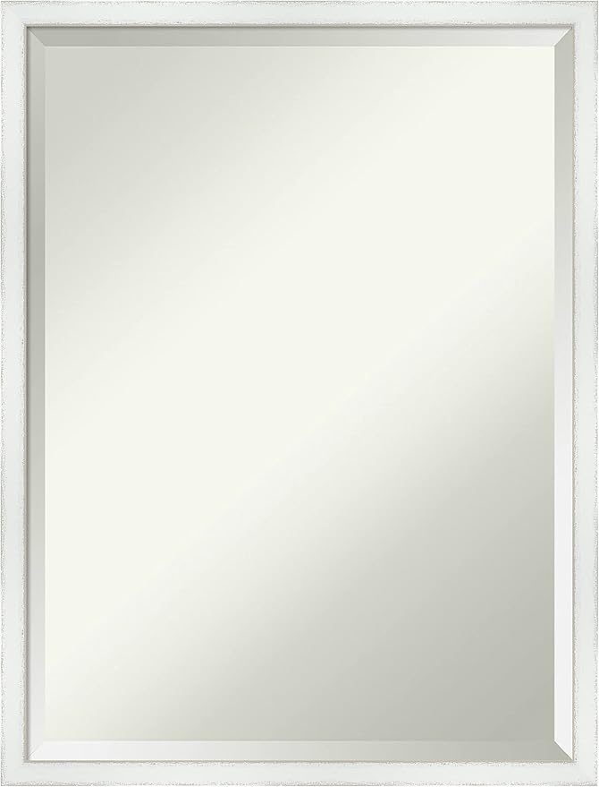 Amanti Art White Bathroom Mirror by AmantiArt