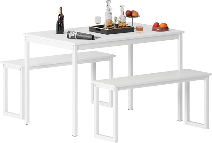soges 3 PCS Dining Table Set for 4 - Image 6