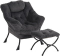Oversized Chair with Ottoman, Modern Reading Chair, Lounge Accent Chair with by Furlide
