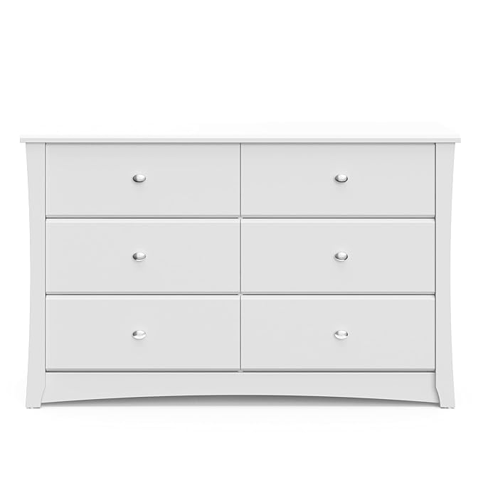 Storkcraft Crescent 6 Drawer Double Dresser – GREENGUARD Gold Certified - Image 13