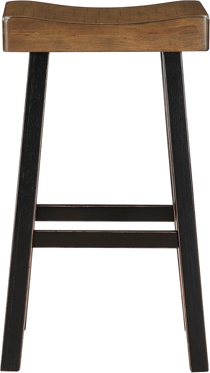 Lexicon Saddle Bar Stools Set of 2 Barstools - Image 4