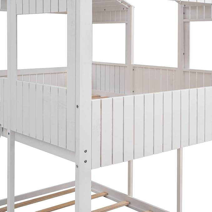 Ball & Cast Full Over Full Size Playhouse Bunk Bed - Image 7