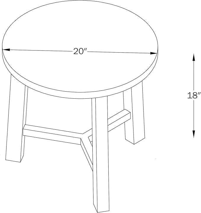 Alaterre Furniture Side Table - Image 2