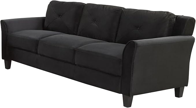 3 Pieses Modern Living Room Sofa Sets Polyester Blend Button Tufted Sofa&Couch - Image 6