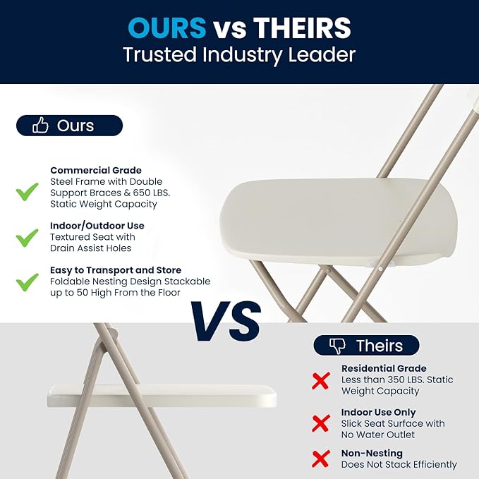 Flash Furniture Hercules Series Plastic Folding Chair - Image 9