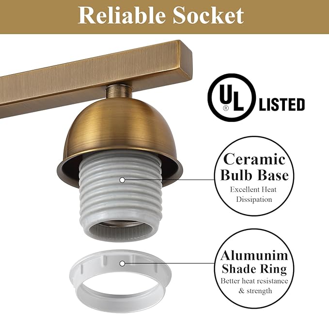 Stainless Steel Milk Glass Vanity Lights - Image 4